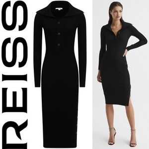 REISS 🖤 Maddison Knit Rib Dress